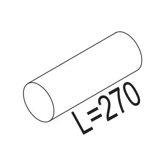 Tuyau d'échappement DINEX