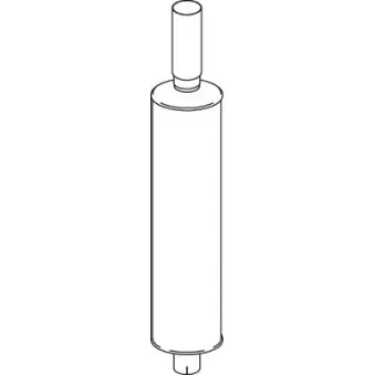 Pot de détente/silenciaux arrière DINEX