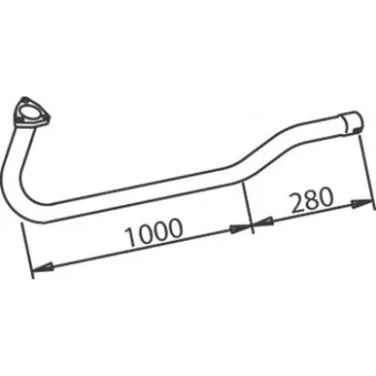 Tuyau d'échappement DINEX