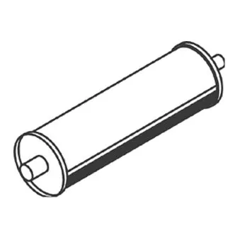 Silencieux central DINEX 50445