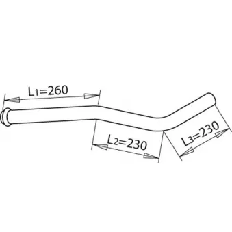 Tuyau d'échappement DINEX