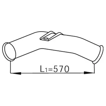 Tuyau d'échappement DINEX