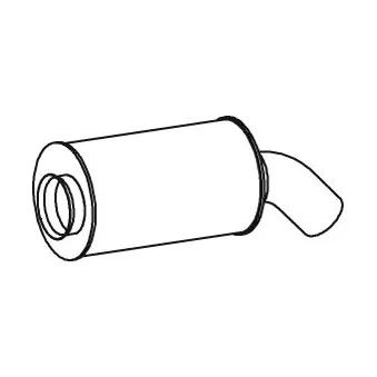 Pot de détente/silenciaux arrière DINEX