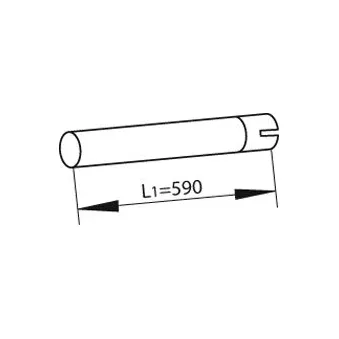 Tuyau d'échappement DINEX