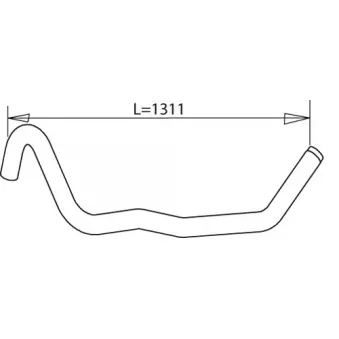Tuyau d'échappement DINEX