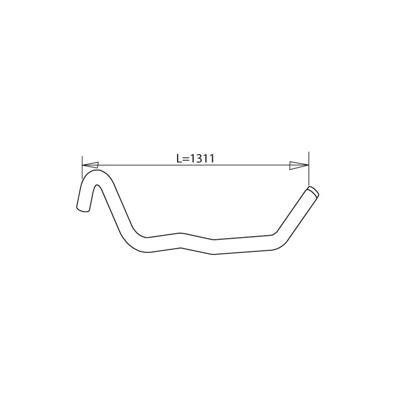 Tuyau d'échappement DINEX 64750