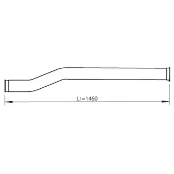 Tuyau d'échappement DINEX