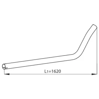 Tuyau d'échappement DINEX