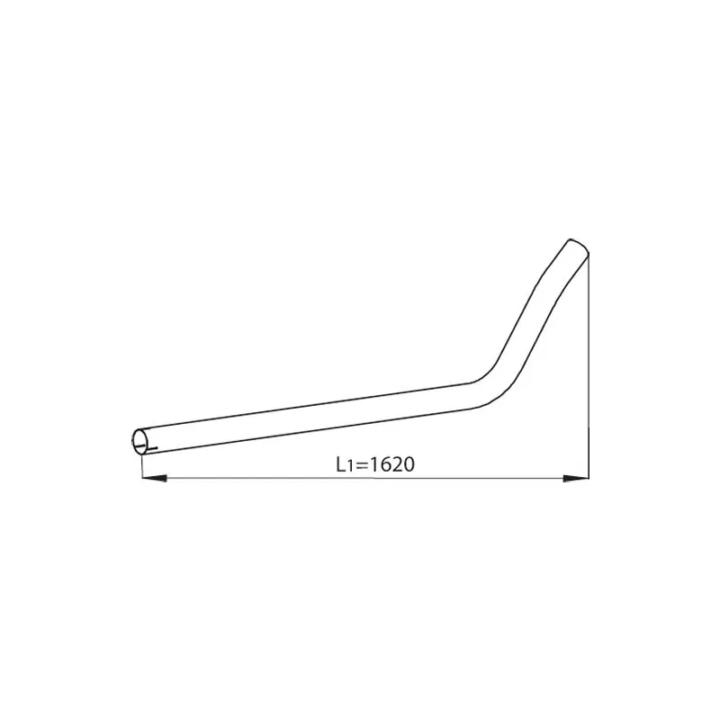 Tuyau d'échappement DINEX 52621