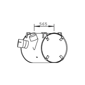 Silencieux central DINEX