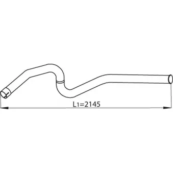Tuyau d'échappement DINEX