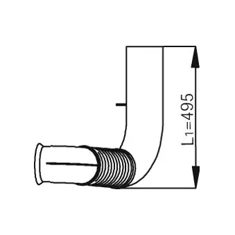 Tuyau d'échappement DINEX