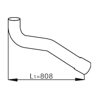 Tuyau d'échappement DINEX