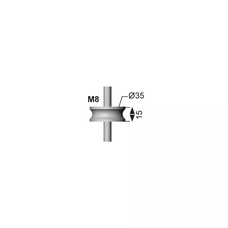 Butée élastique, filtre à air DINEX 50907