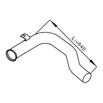 Tuyau d'échappement DINEX