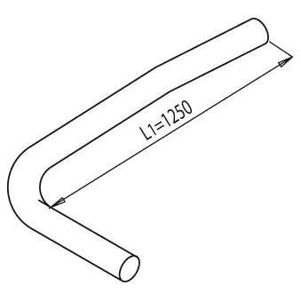 Tuyau d'échappement DINEX