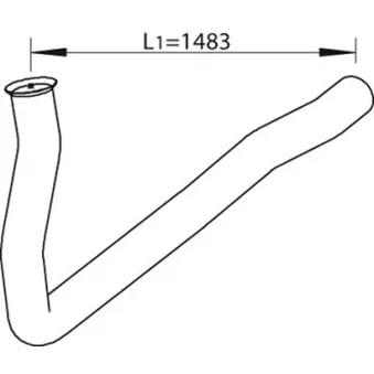 Tuyau d'échappement DINEX