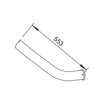 Tuyau d'échappement DINEX