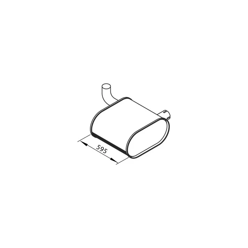 Pot de détente/silenciaux arrière DINEX 64361