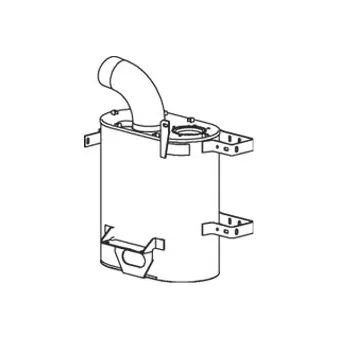 Pot de détente/silenciaux arrière DINEX