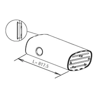 Pot de détente/silenciaux arrière DINEX