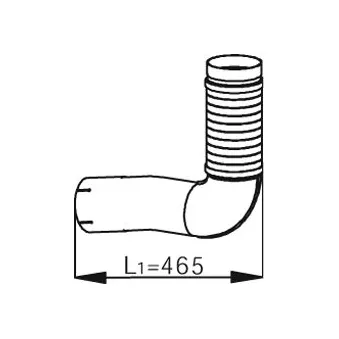 Tuyau d'échappement DINEX