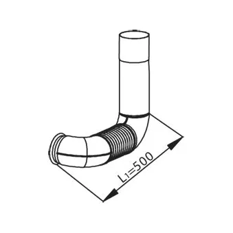 Tuyau d'échappement DINEX