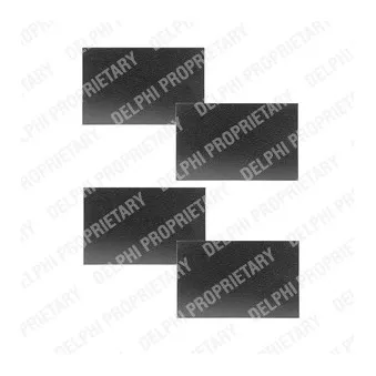 Kit d'accessoires, plaquette de frein à disque DELPHI