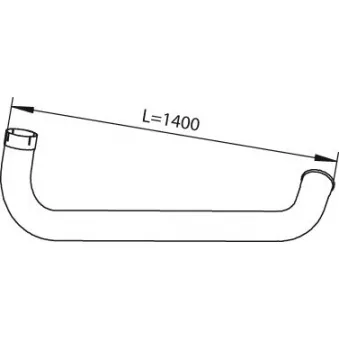 Tuyau d'échappement DINEX