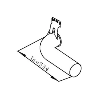 Tuyau d'échappement DINEX