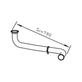 Tuyau d'échappement DINEX