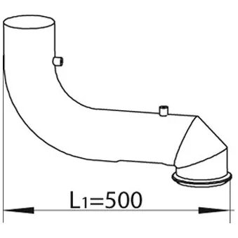 Tuyau d'échappement DINEX