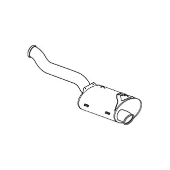 silencieux arrière DINEX