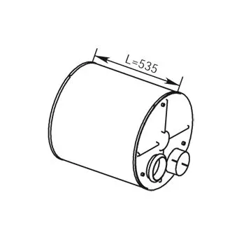 Silencieux central DINEX