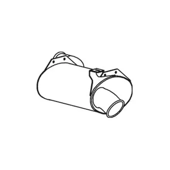 Silencieux arrière DINEX