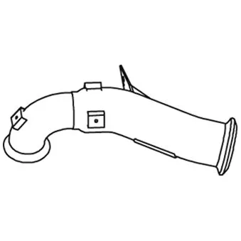 Tuyau d'échappement DINEX