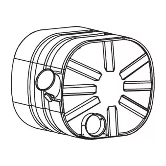 Silencieux arrière DINEX