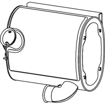 Silencieux arrière DINEX