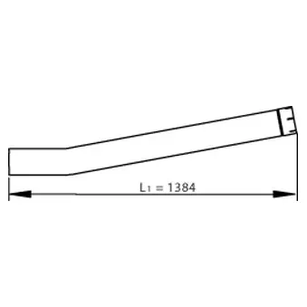 Tuyau d'échappement DINEX