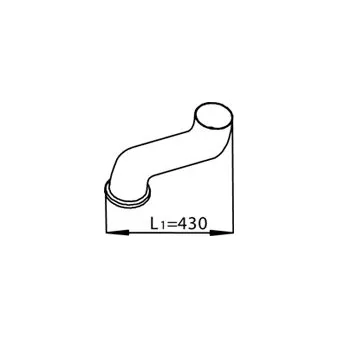 Tuyau d'échappement DINEX