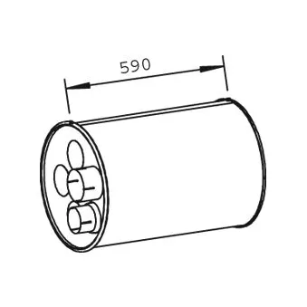 Silencieux intermédiaire DINEX