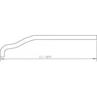 Tuyau d'échappement DINEX