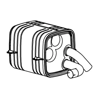 Silencieux arrière DINEX