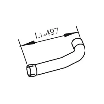 Tuyau d'échappement DINEX