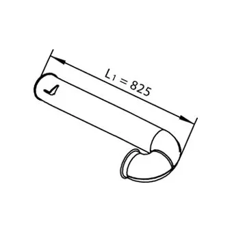 Tuyau d'échappement DINEX