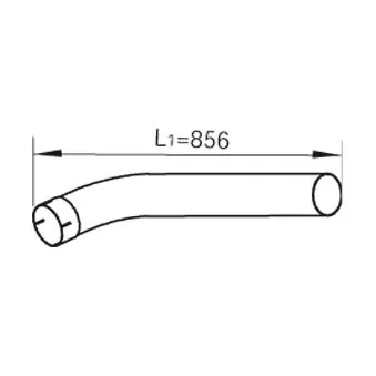 Tuyau d'échappement DINEX