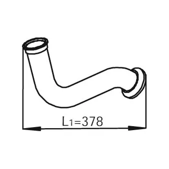 Tuyau d'échappement DINEX