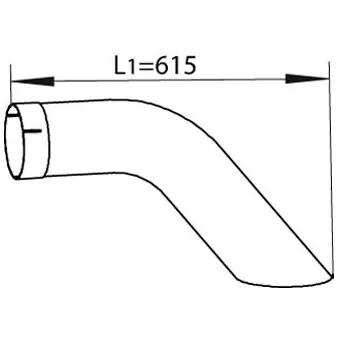 collecteur d'échappement DINEX 54667