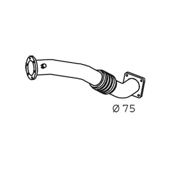 Tuyau d'échappement DINEX