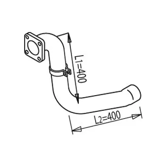 collecteur d'échappement DINEX